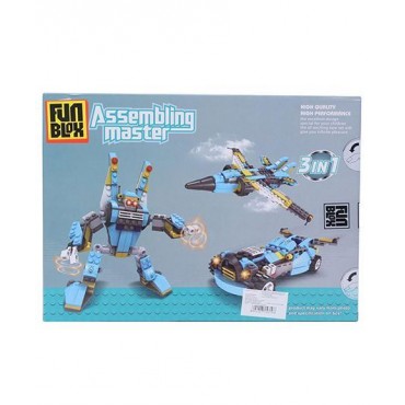 Fun Blox 3 in 1 Assembly Master 271 Pieces